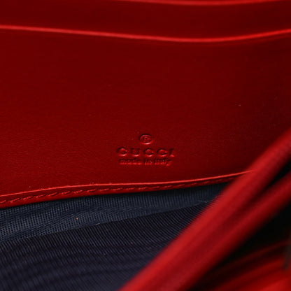 Gucci GG Supreme Monogram Blooms Continental Wallet Blue 6 of 7