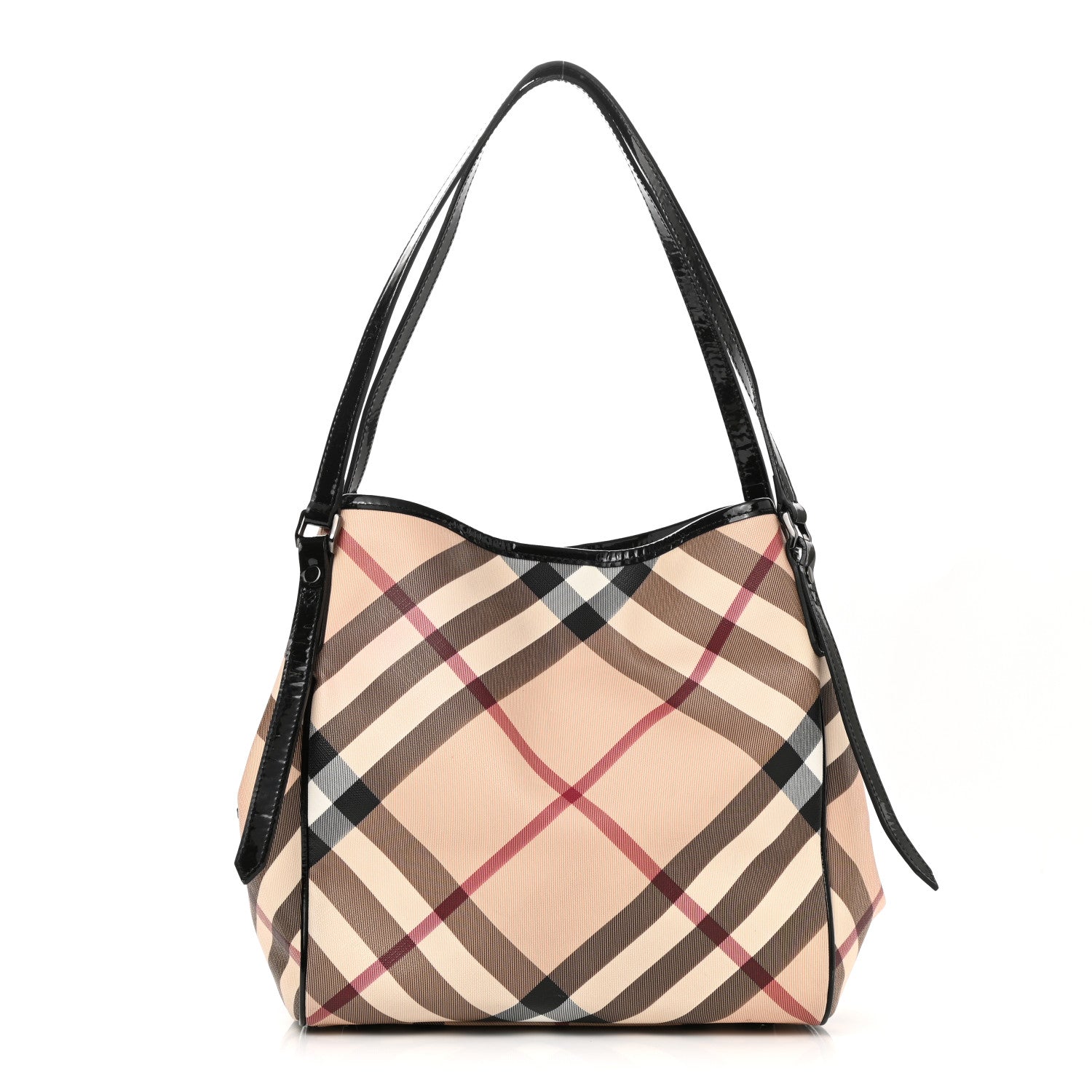 Burberry Nova Check Small Canterbury Tote Black 1 of 10