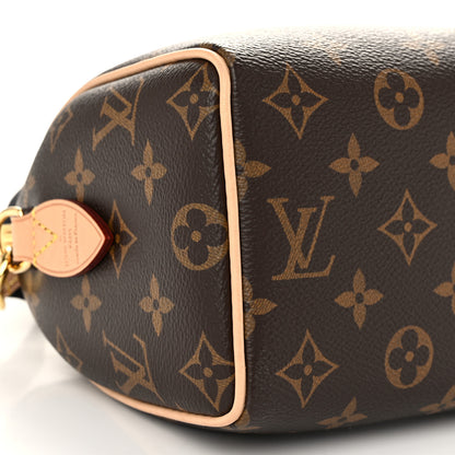 Louis Vuitton Monogram Speedy Bandouliere 20 Black 8 of 9