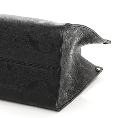 Louis Vuitton Empreinte Monogram Giant Onthego MM Black 9 of 12
