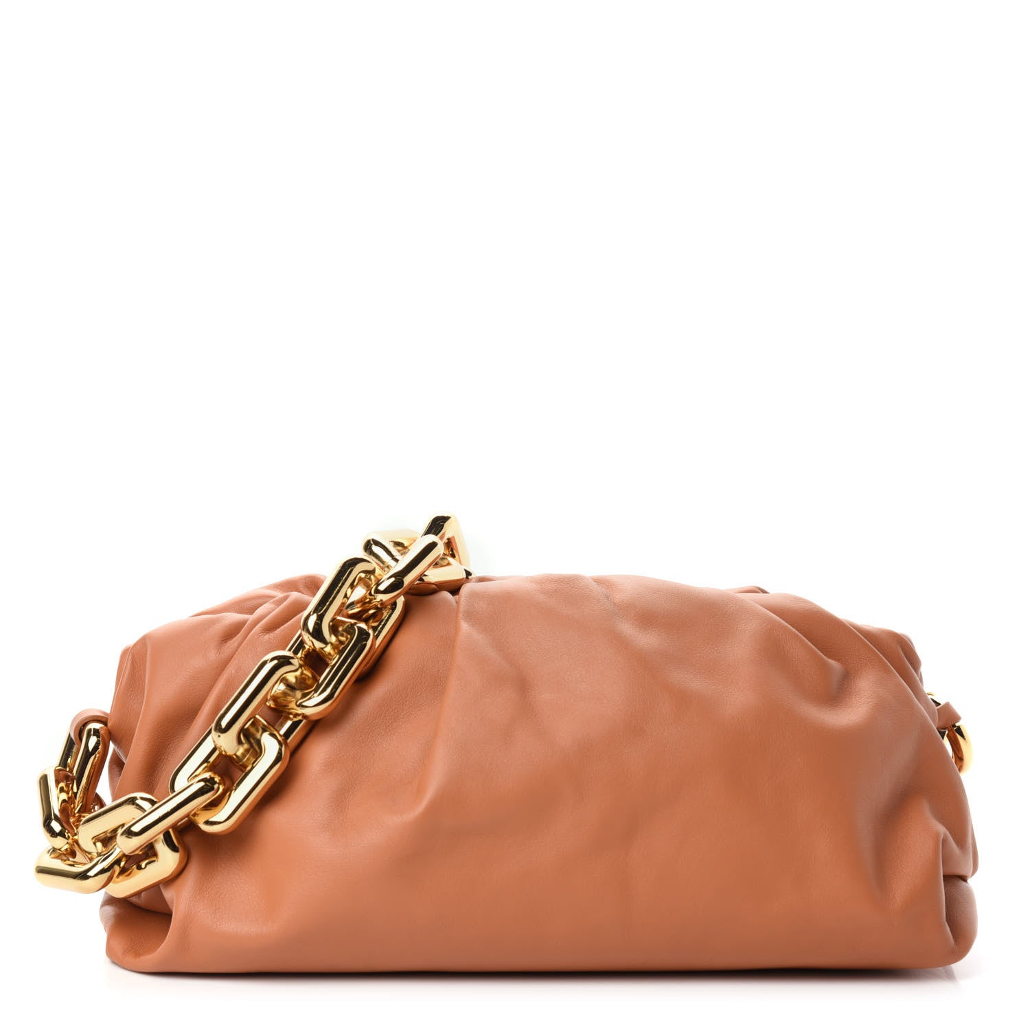 Bottega Veneta Calfskin The Pouch Chain Clay 1 of 11