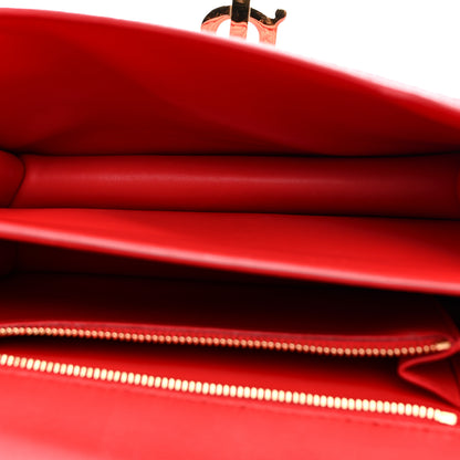 Burberry Grainy Calfskin Monogram Embossed Small TB Chain Bag Bright Red 5 of 10