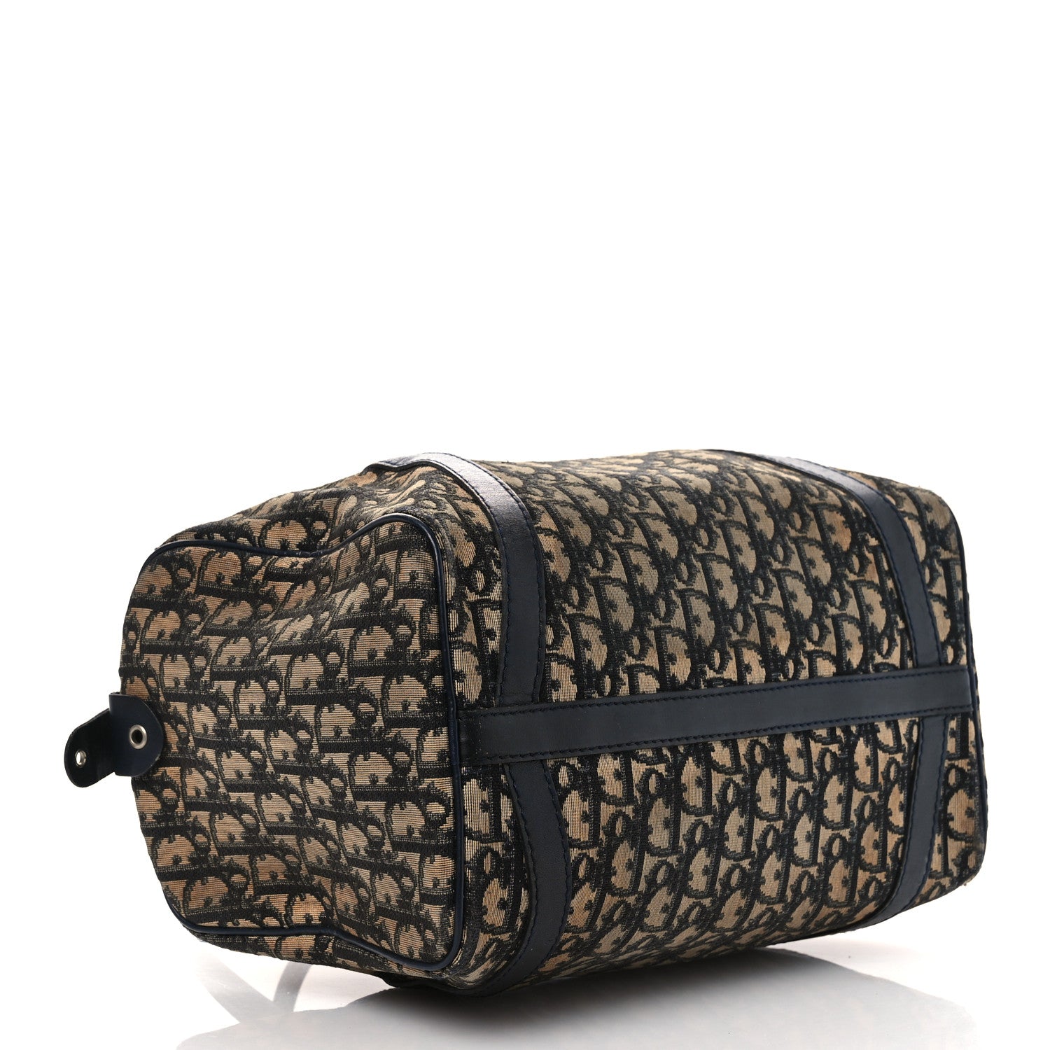 Christian Dior Monogram Boston Navy Blue 4 of 15