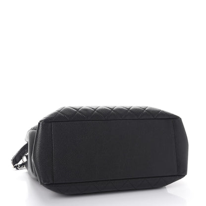 Chanel Caviar Quilted Grand Shopping Tote GST Black 4 of 14