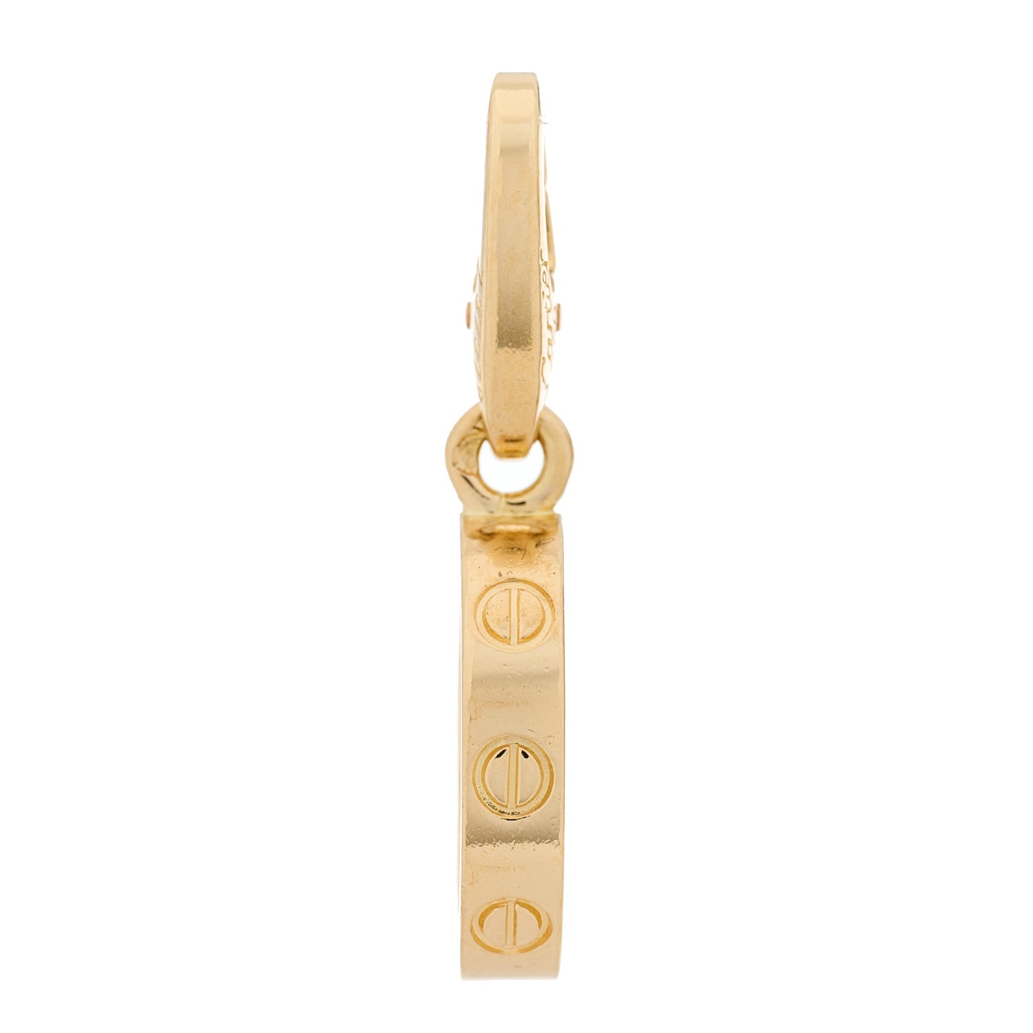 Cartier 18K Yellow Gold LOVE Ring Charm 1 of 6