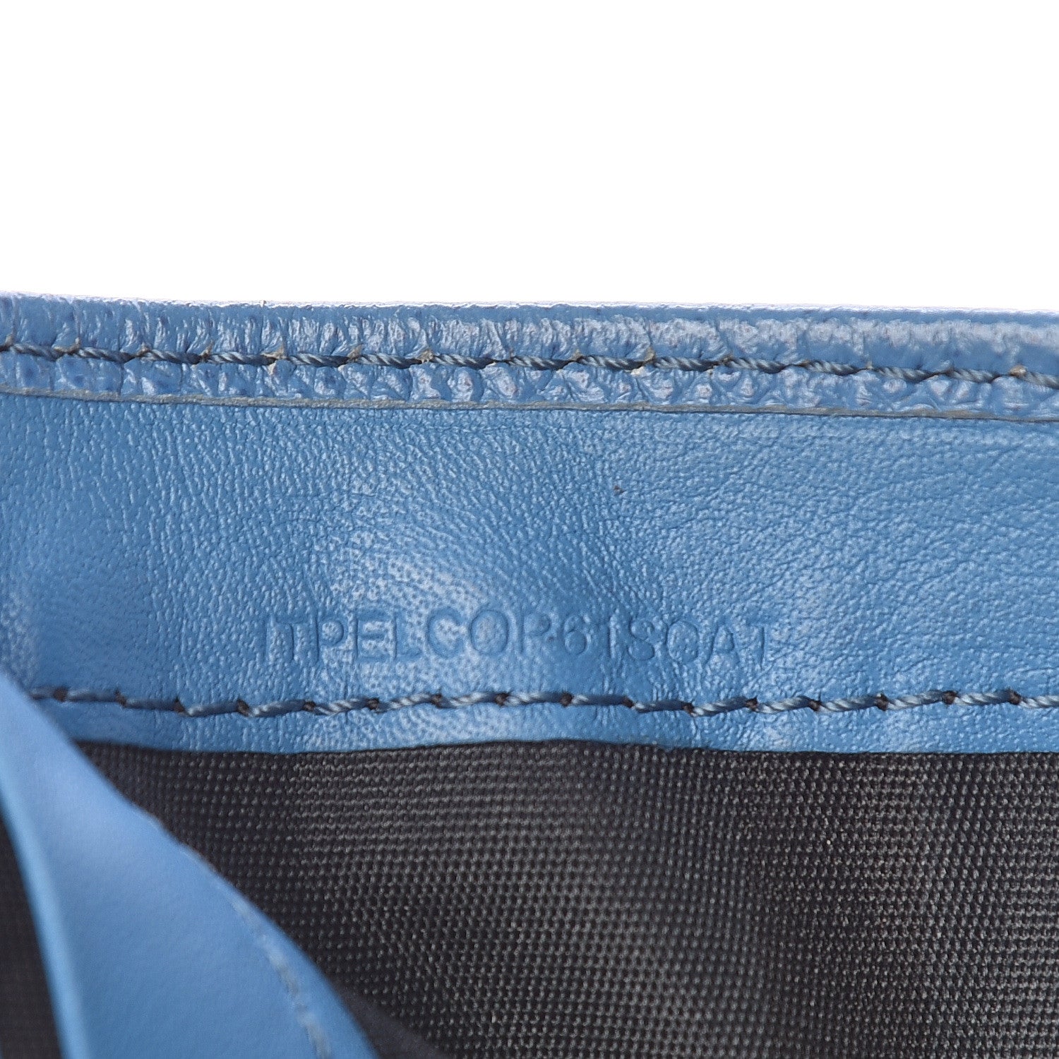 Burberry London Grainy Calfskin Bi-Fold Wallet Blue 7 of 11