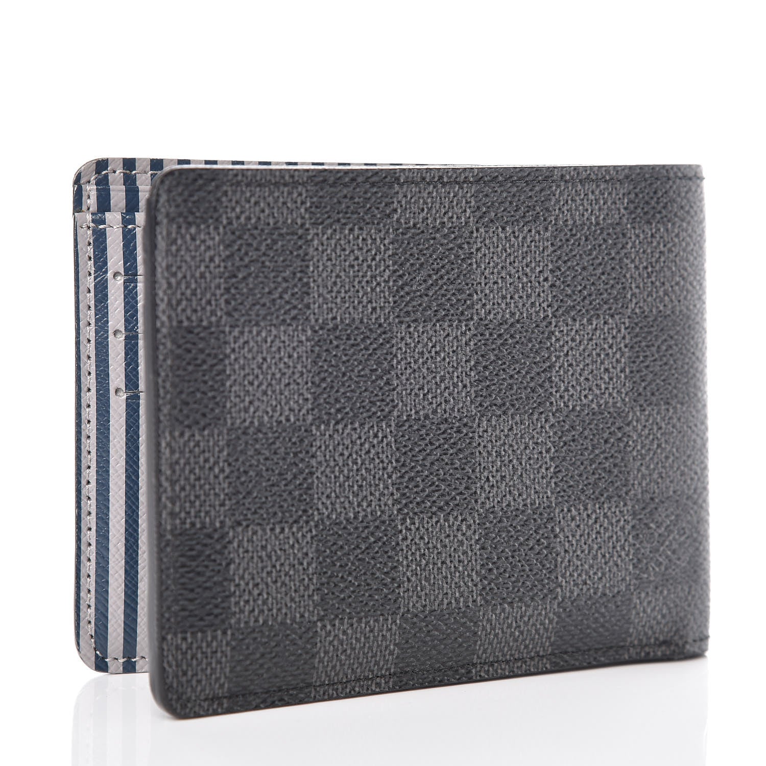 Louis Vuitton Damier Graphite Trunks and Locks Multiple Wallet 3 of 6
