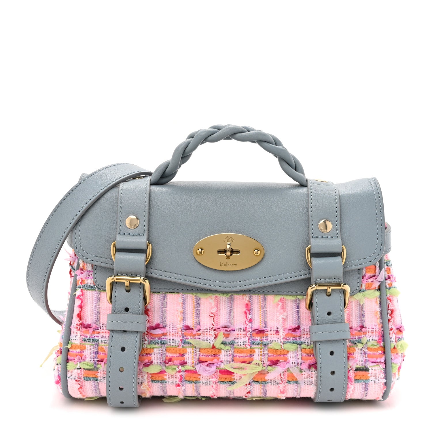 Mulberry Tweed Silky Calf Mini Alexa Cloud 1 of 9