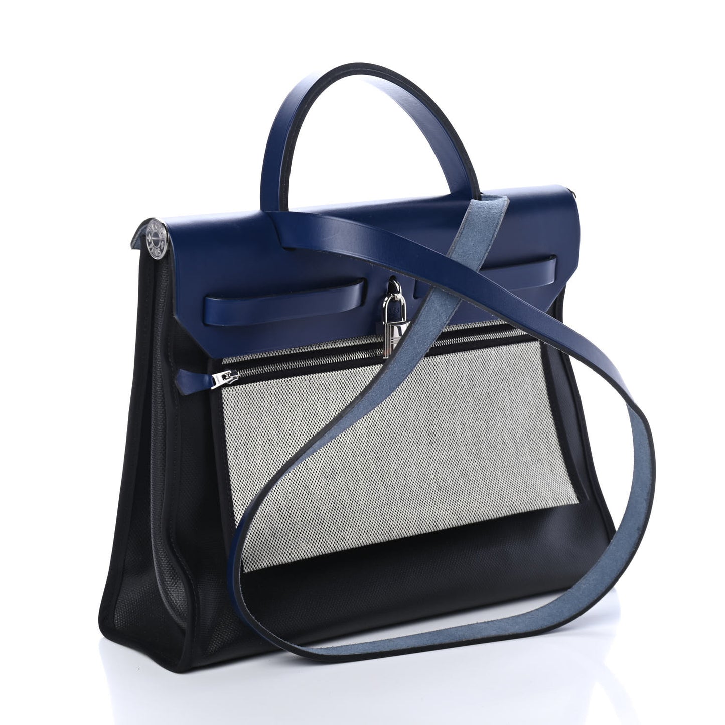 Toile H Berline Vache Hunter Herbag Zip PM 31 Bleu Encre Black