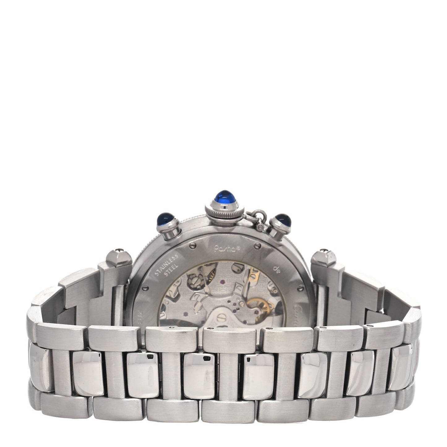 Stainless Steel 38mm Pasha C Chronograph Automatic Watch