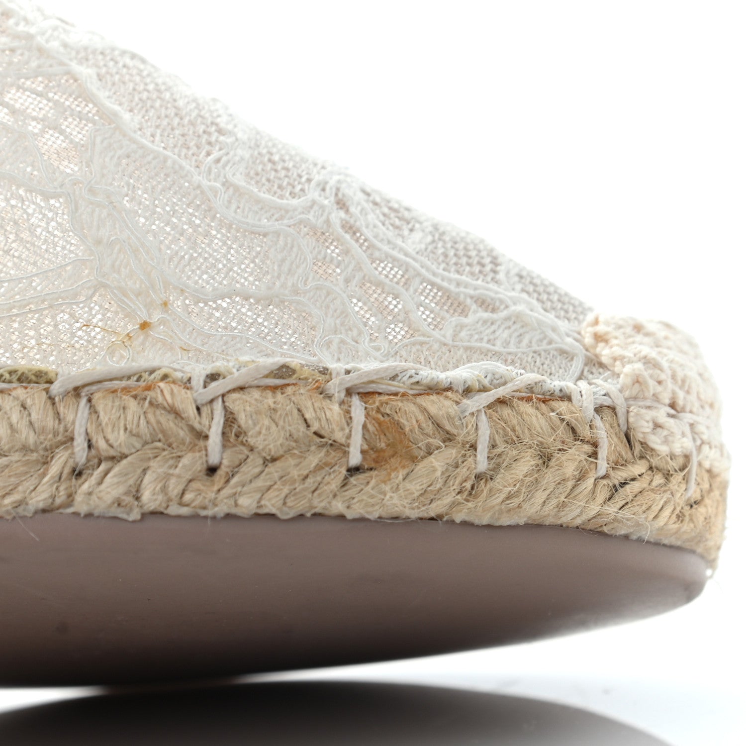Valentino Garavani Lace Espadrilles 36 White 10 of 11