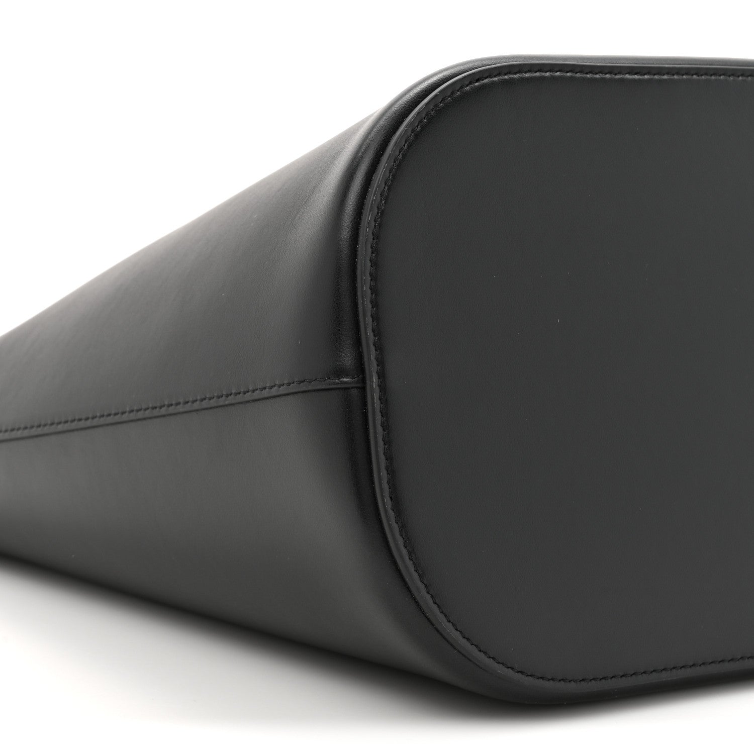 Celine Smooth Calfskin Triomphe Medium Louise Bag Black 10 of 10