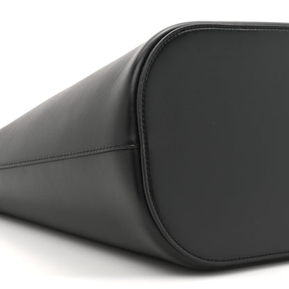 Celine Smooth Calfskin Triomphe Medium Louise Bag Black 10 of 10