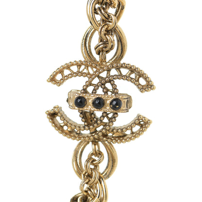 Chanel Chain CC Short Necklace Gold 4 of 6