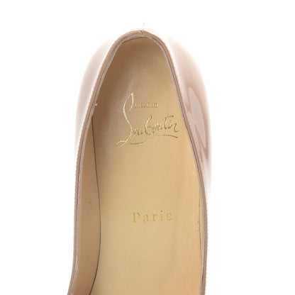 Christian Louboutin Patent Kabetts 100 Pumps 38.5 Nude 7 of 8