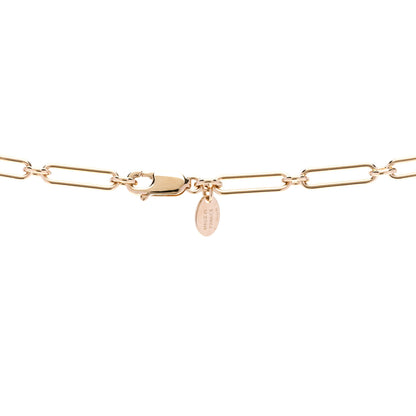 Hermes Permabrass Curiosite Long Necklace Rose Gold 4 of 7