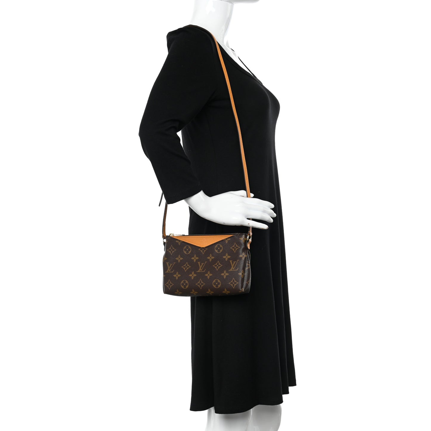 Monogram Pallas Clutch Saffron