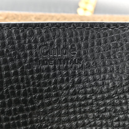 Chloe Grained Calfskin Lambskin Mini Bi-Color Drew Shoulder Bag Black Powder Beige 6 of 8