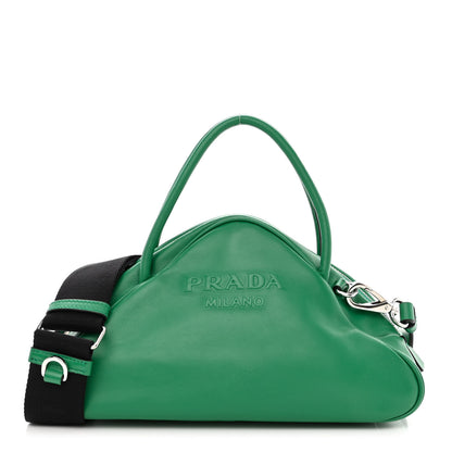 Prada Grace Lux Triangle Top Handle Shoulder Bag Mango 1 of 11