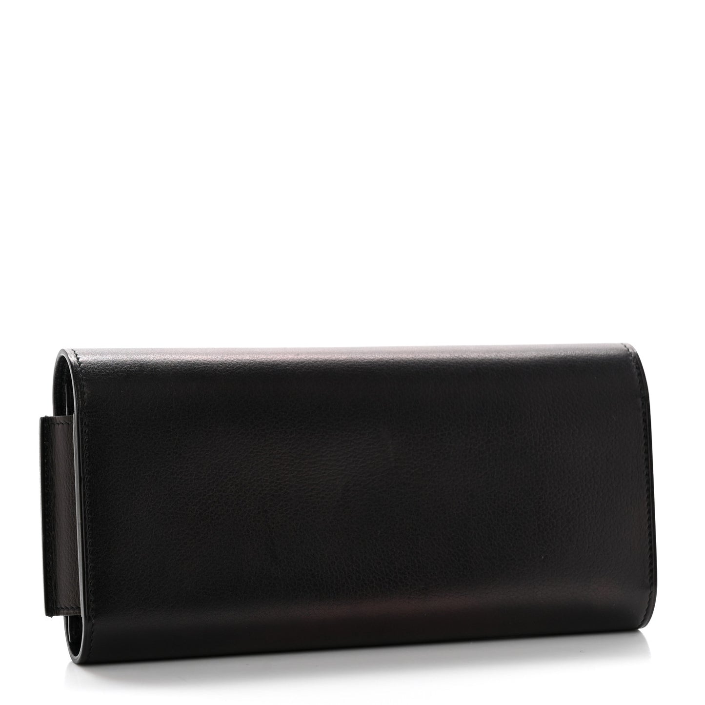 Evergrain Lizard Passant Long Wallet Black Ombre