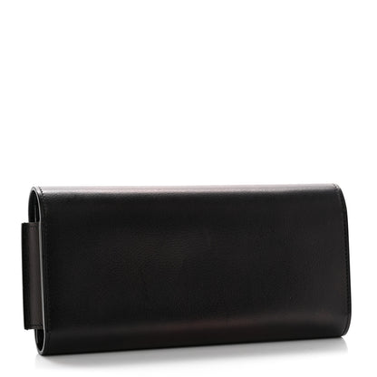 Hermes Evergrain Lizard Passant Long Wallet Black Ombre 4 of 9