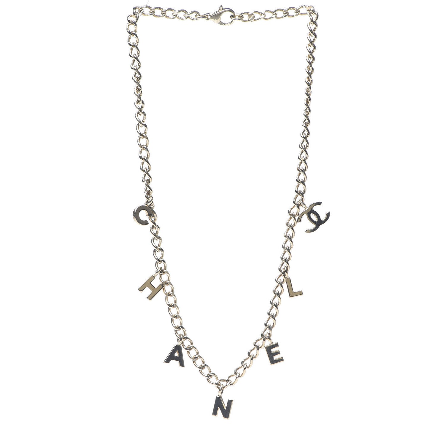 Logo Necklace Gold