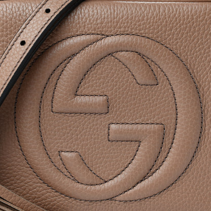 Gucci Pebbled Calfskin Small Soho Disco Bag Rose Beige 10 of 10