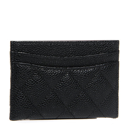 Chanel Caviar Quilted Card Holder Black 3 of 8