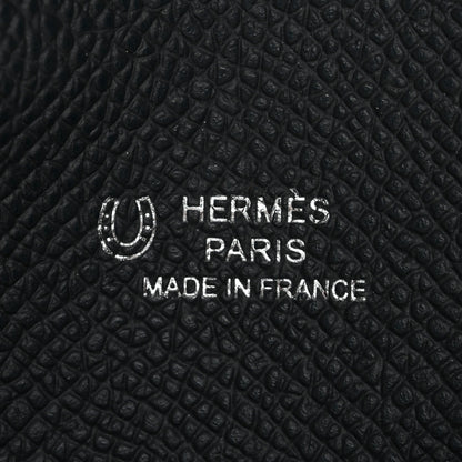 Hermes Epsom Horseshoe Calvi Card Case Etoupe Gris Misty 6 of 8