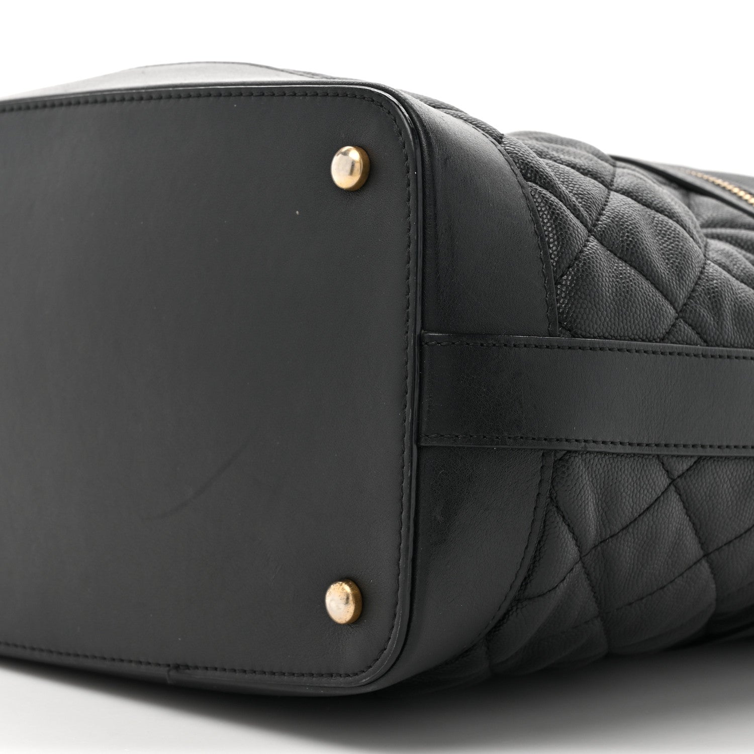 Chanel Caviar Lambskin Quilted Casual Style Hobo Black 9 of 13