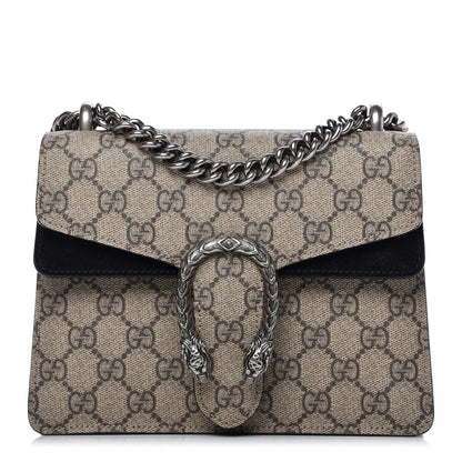 Gucci GG Supreme Monogram Mini Dionysus Shoulder Bag Black 1 of 10