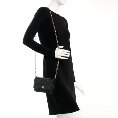 Chanel Caviar Quilted Wallet On Chain WOC Black 2 of 10