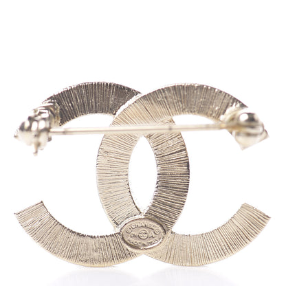 Chanel Pearl CC Mini Brooch Gold 2 of 3