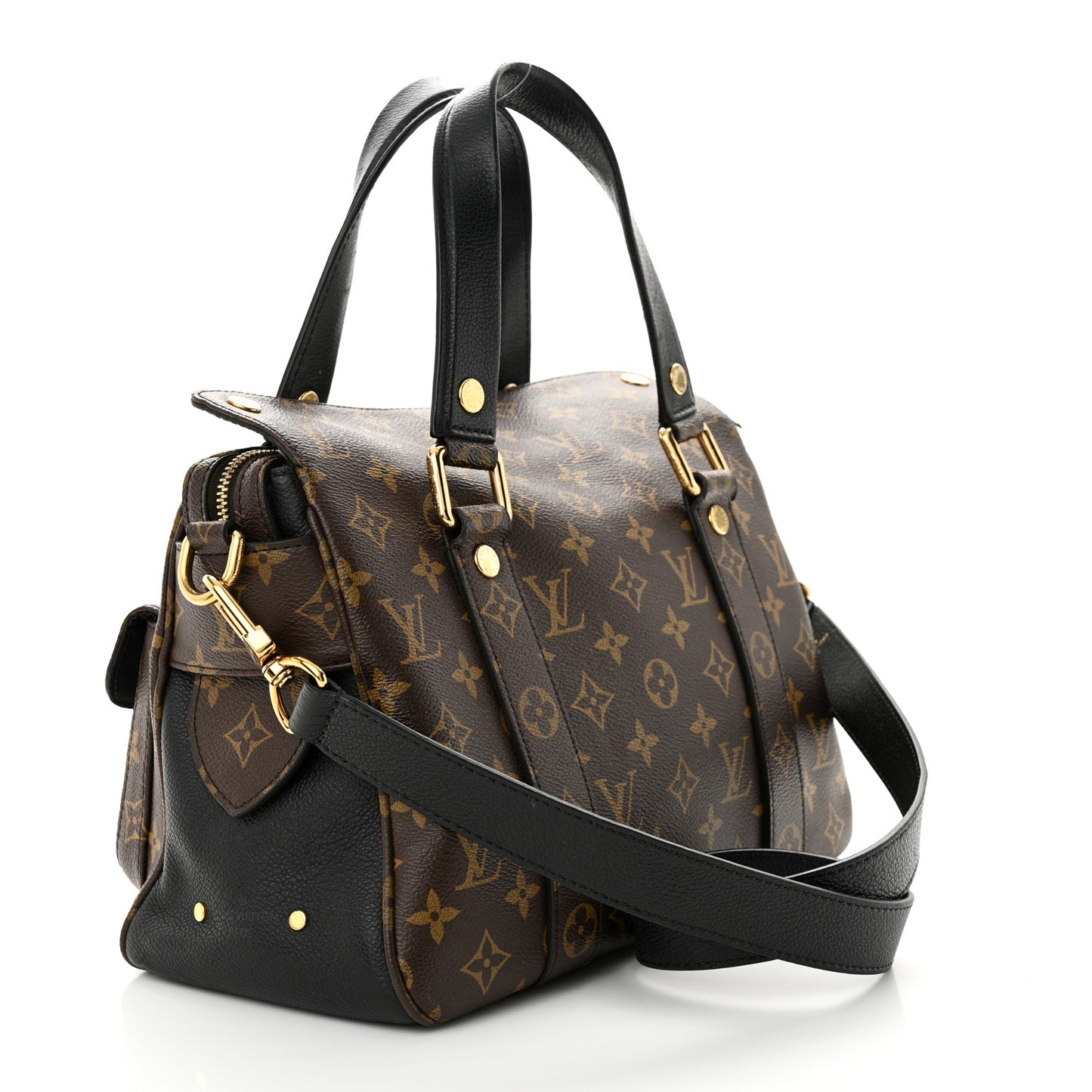 LOUIS VUITTON Monogram Manhattan NM Black