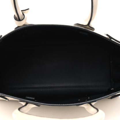 Saint Laurent Grained Calfskin Small Sac De Jour Dove Porcellana Black 4 of 10