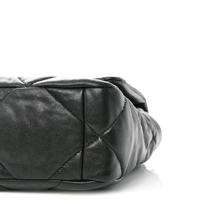 Chanel Lambskin Quilted Medium Chanel 19 Flap Black 10 of 10
