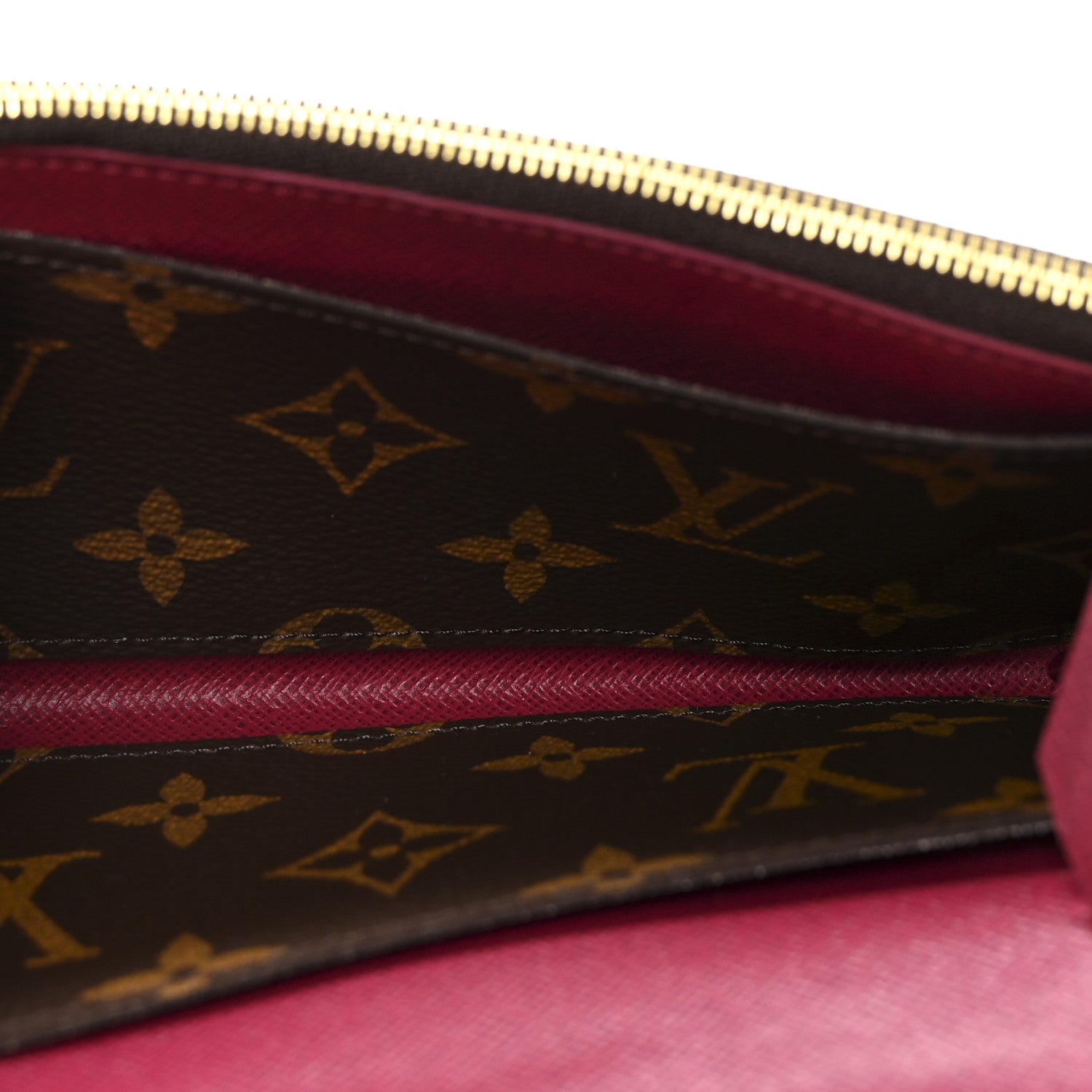 Louis Vuitton Monogram Emilie Wallet Fuchsia 5 of 7