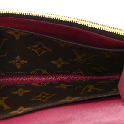 Louis Vuitton Monogram Emilie Wallet Fuchsia 5 of 7