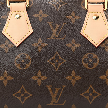 Louis Vuitton Monogram Speedy Bandouliere 20 Beige 7 of 9