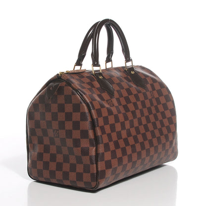 Louis Vuitton Damier Ebene Speedy 30 3 of 8