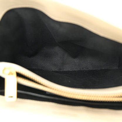 Saint Laurent Calfskin Y Quilted Monogram Small Loulou Chain Satchel Crema Soft 5 of 13