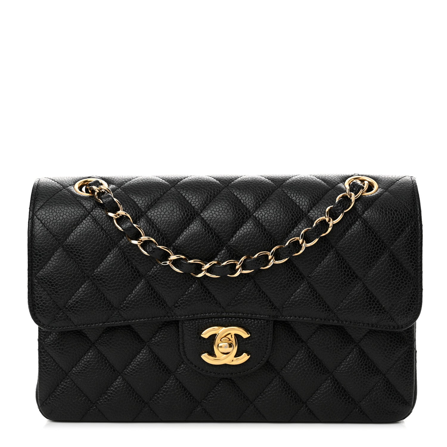 Chanel Caviar Quilted Small Double Flap Black 1 of 15