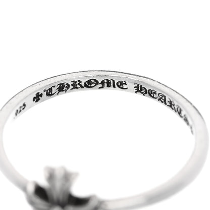 Chrome Hearts Sterling Silver Bubblegum Cross Ring 53 6.25 5 of 7