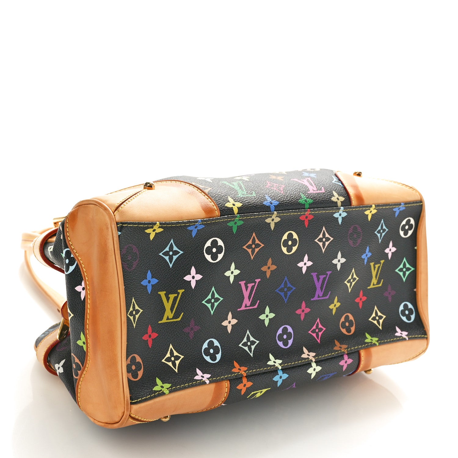 Louis Vuitton Monogram Multicolor Claudia Black 4 of 10