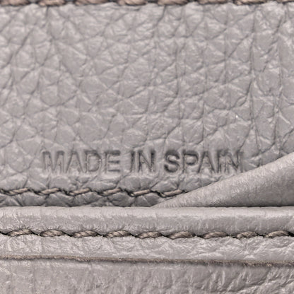 Chloe Grained Calfskin Marcie Square Wallet Cashmere Grey 8 of 10