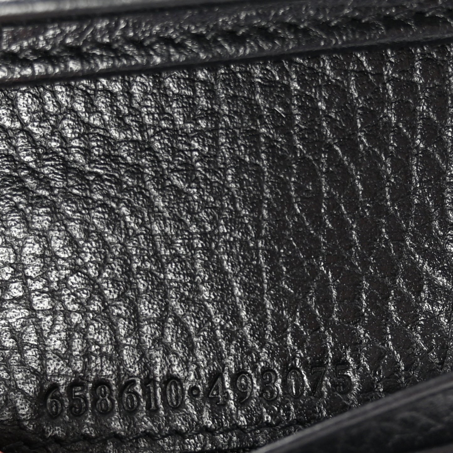 Dollar Calfskin GG Supreme Monogram GG Marmont Card Case Black Beige Ebony