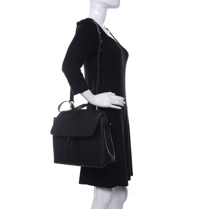 Mansur Gavriel Calfskin Lady Bag Black Flamma 2 of 9
