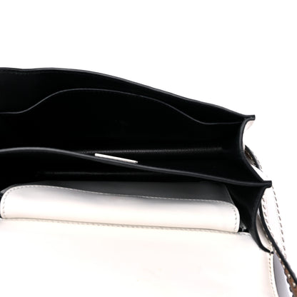 Prada City Calf Studded Folk Cahier Bag White Caramel 4 of 14
