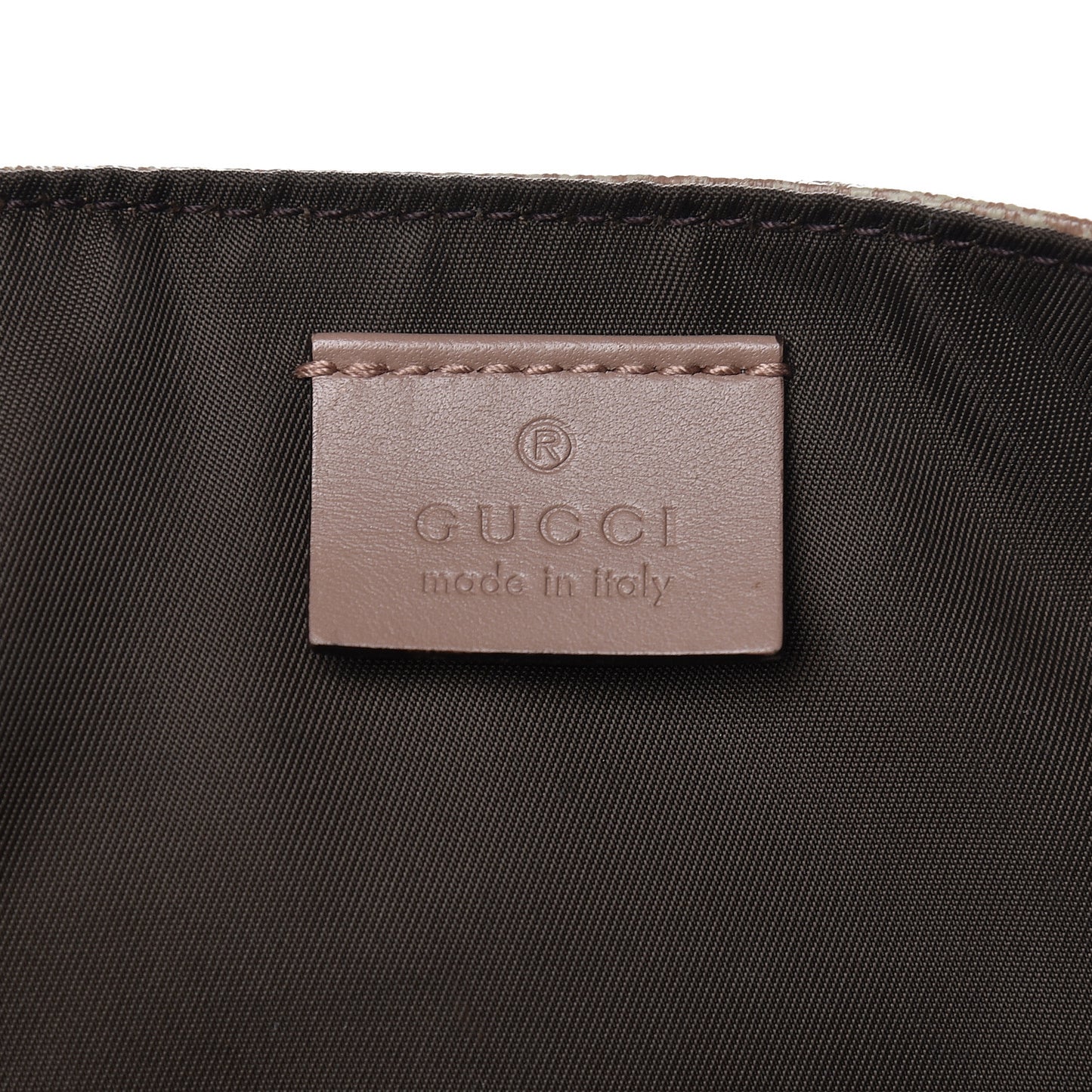 GG Supreme Monogram Messenger Diaper Bag Beige