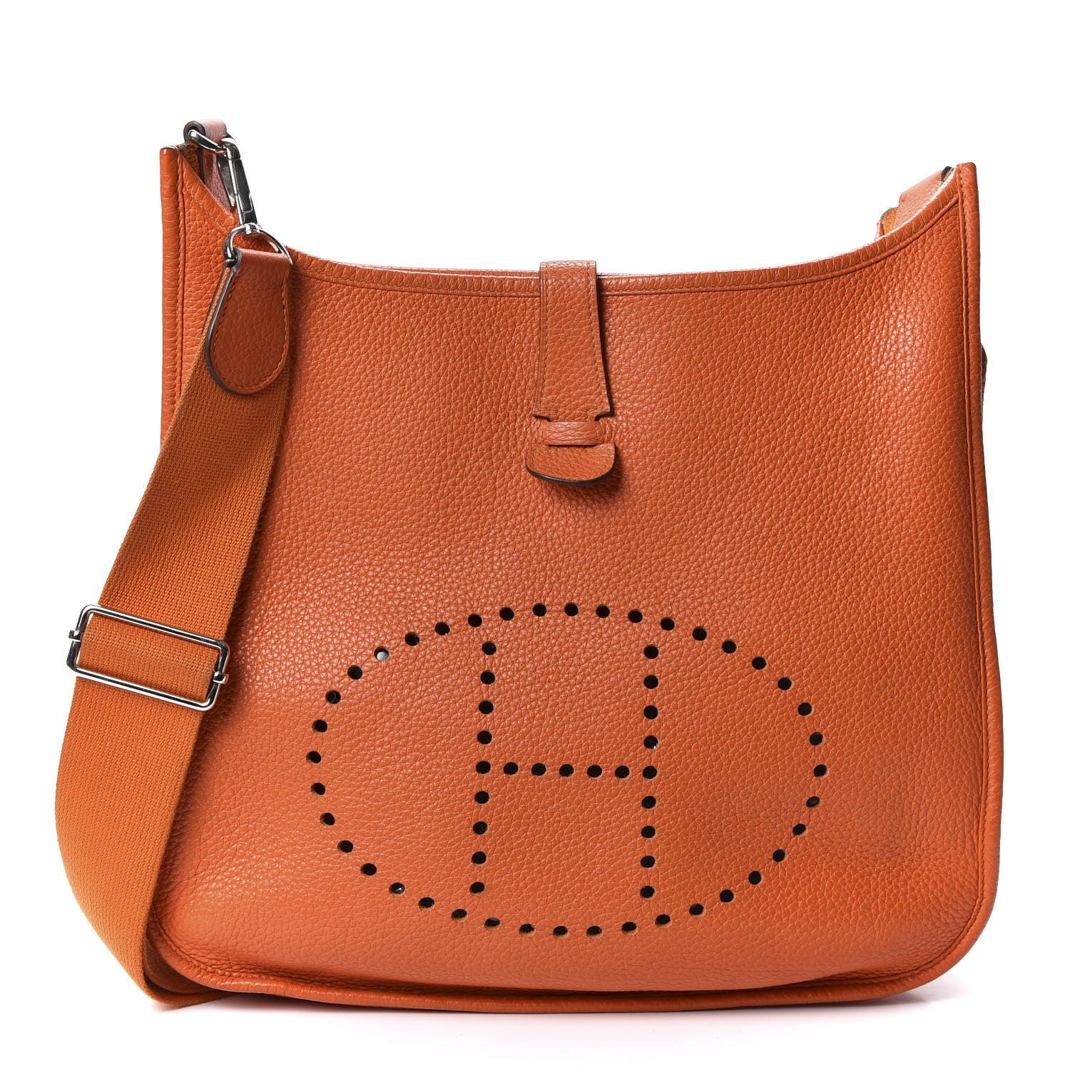 Hermes Togo Evelyne III PM Orange 1 of 14
